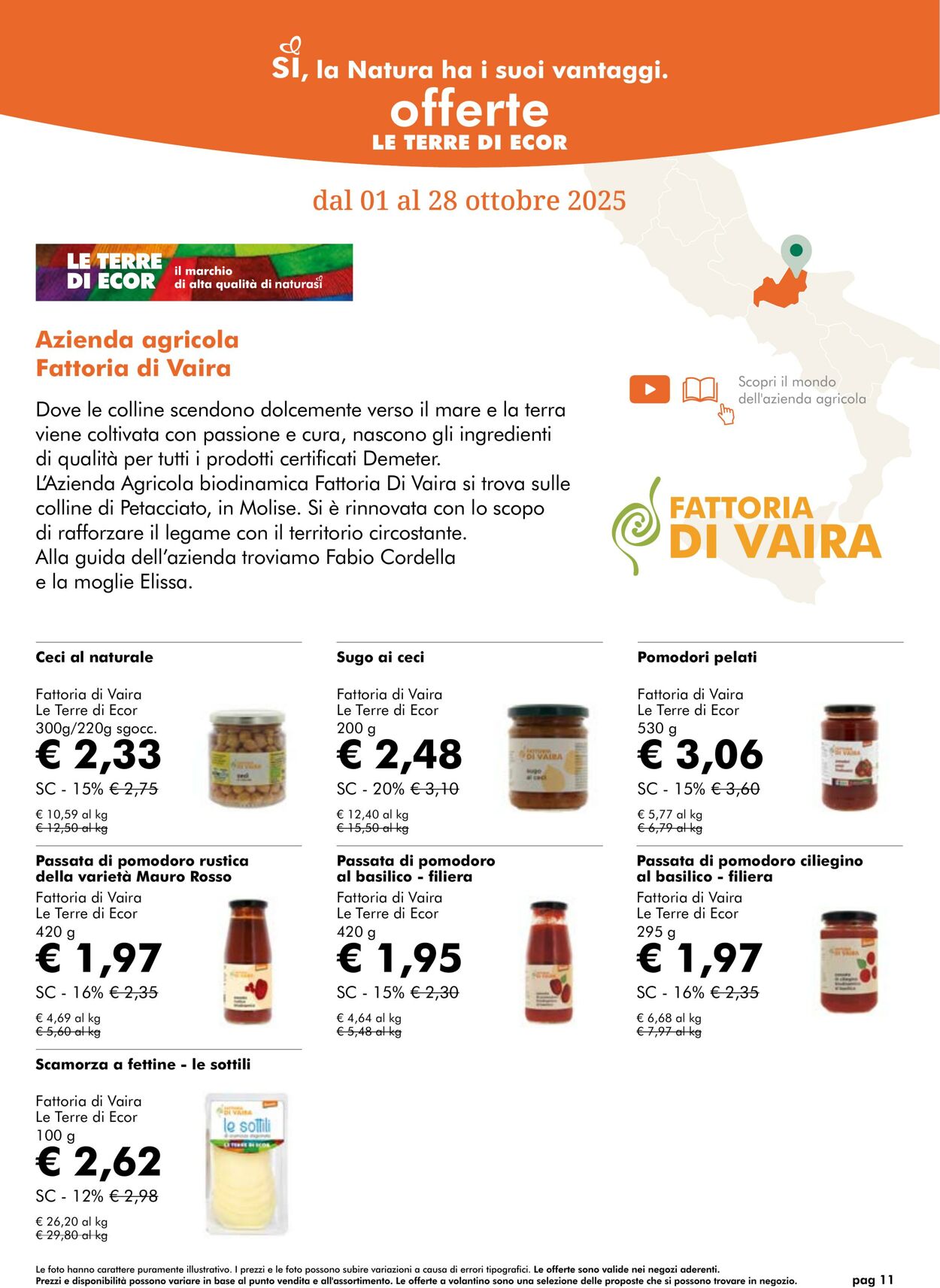 Volantino NaturaSì 01.10.2025 - 31.10.2025