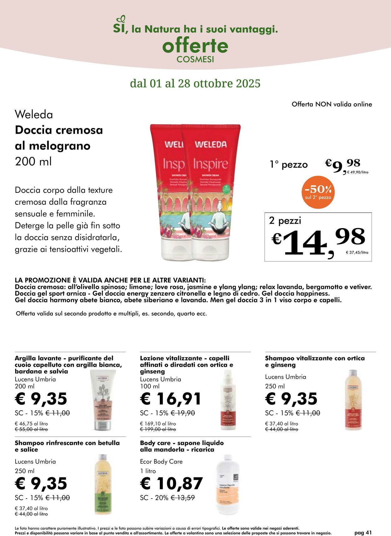 Volantino NaturaSì 01.10.2025 - 31.10.2025