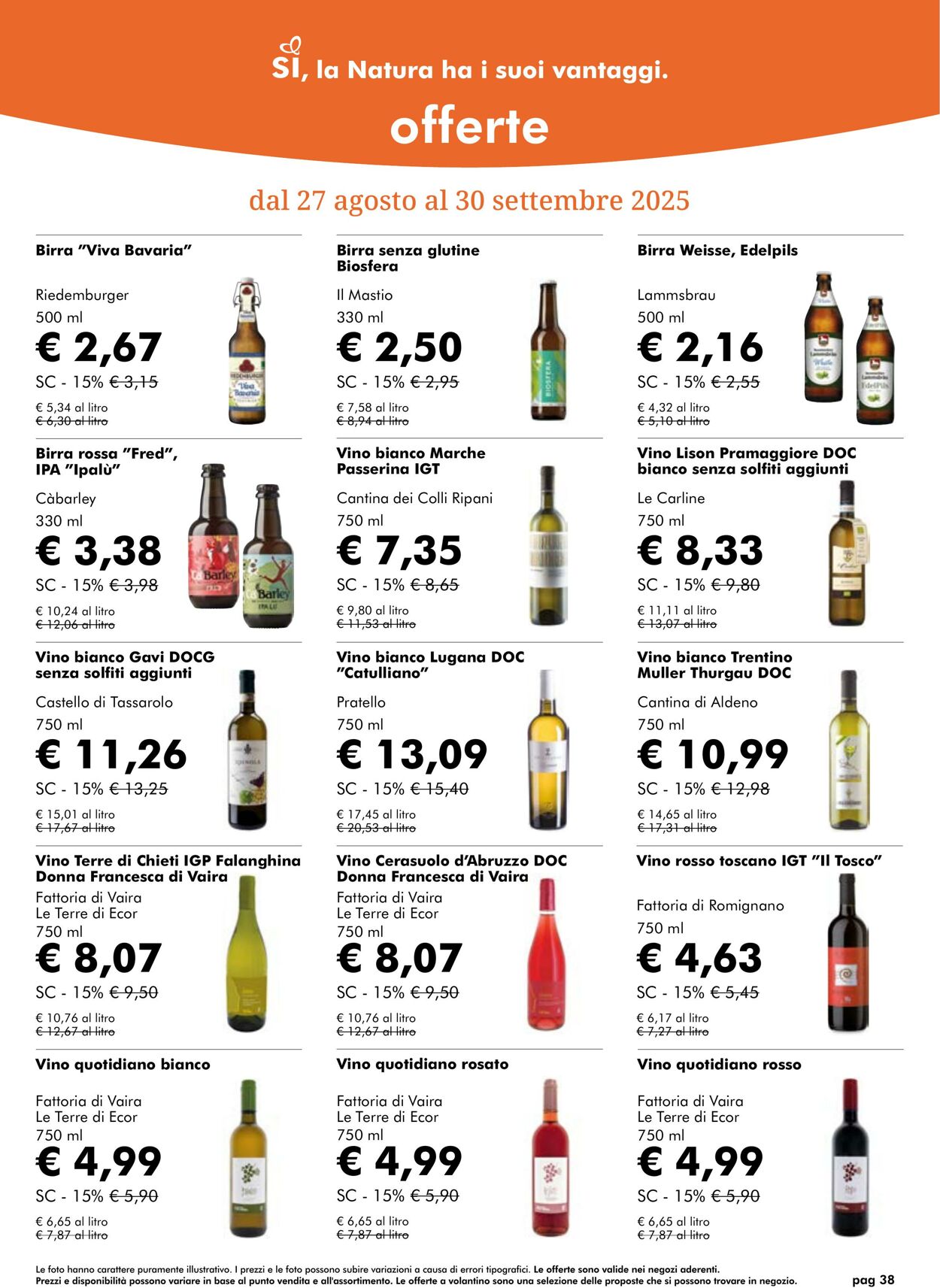 Volantino NaturaSì 01.09.2025 - 30.09.2025