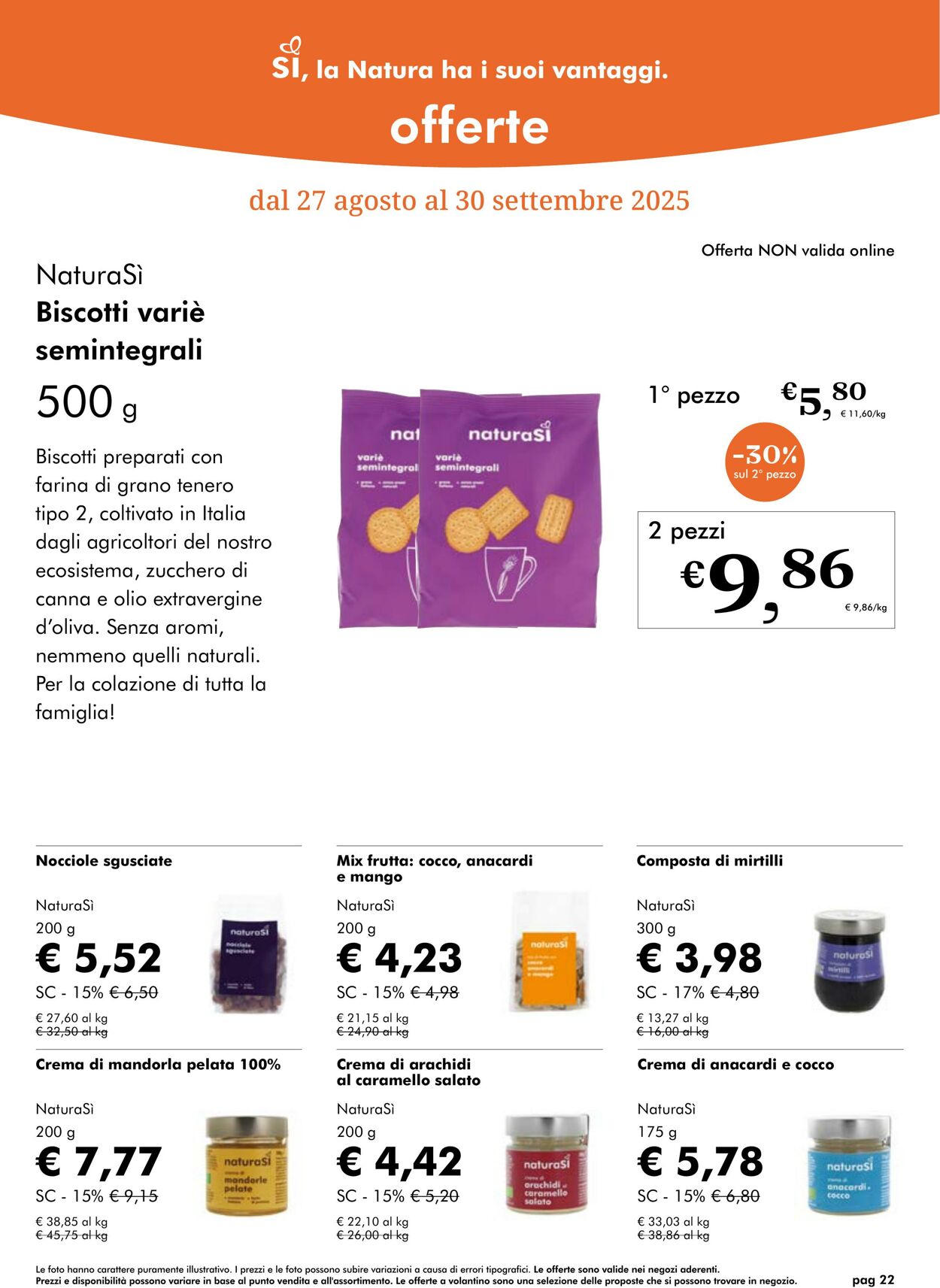 Volantino NaturaSì 01.09.2025 - 30.09.2025