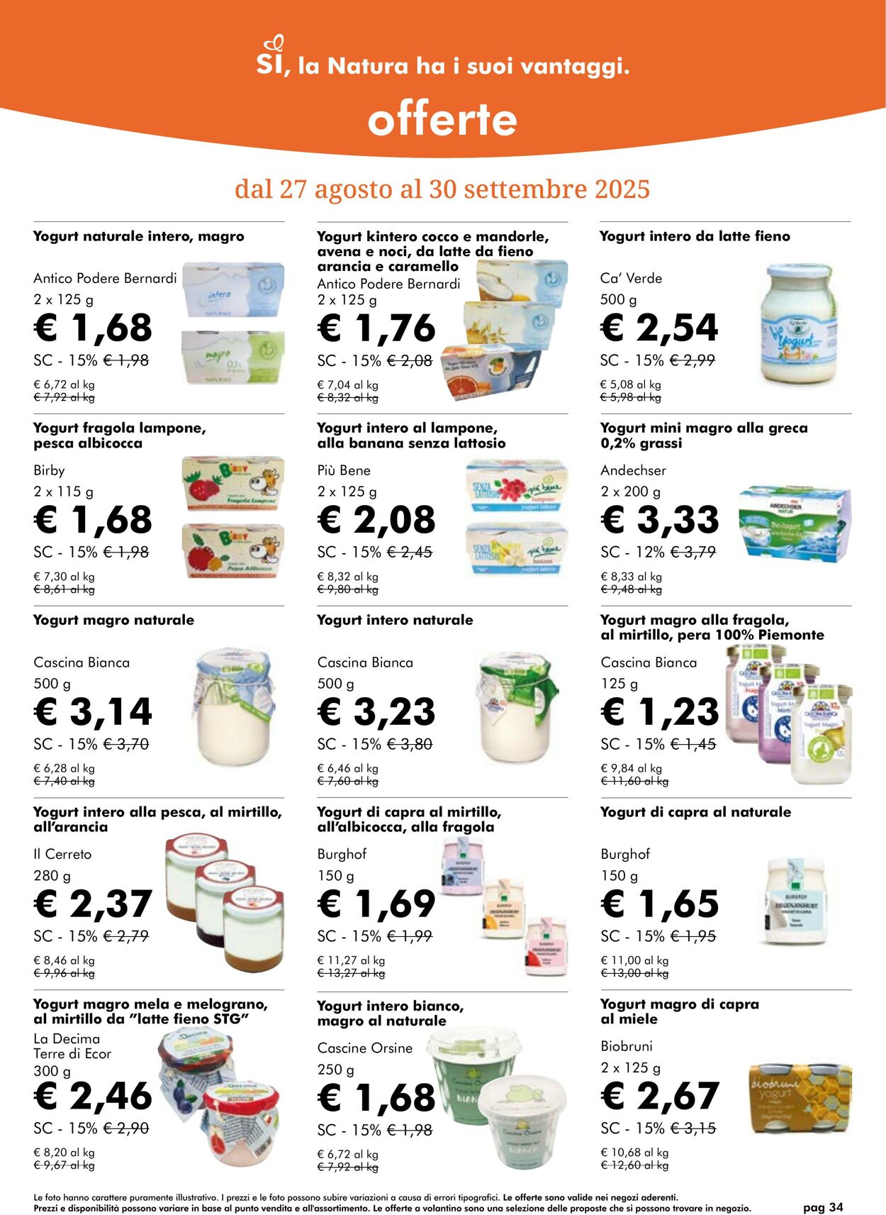 Volantino NaturaSì 01.09.2025 - 30.09.2025