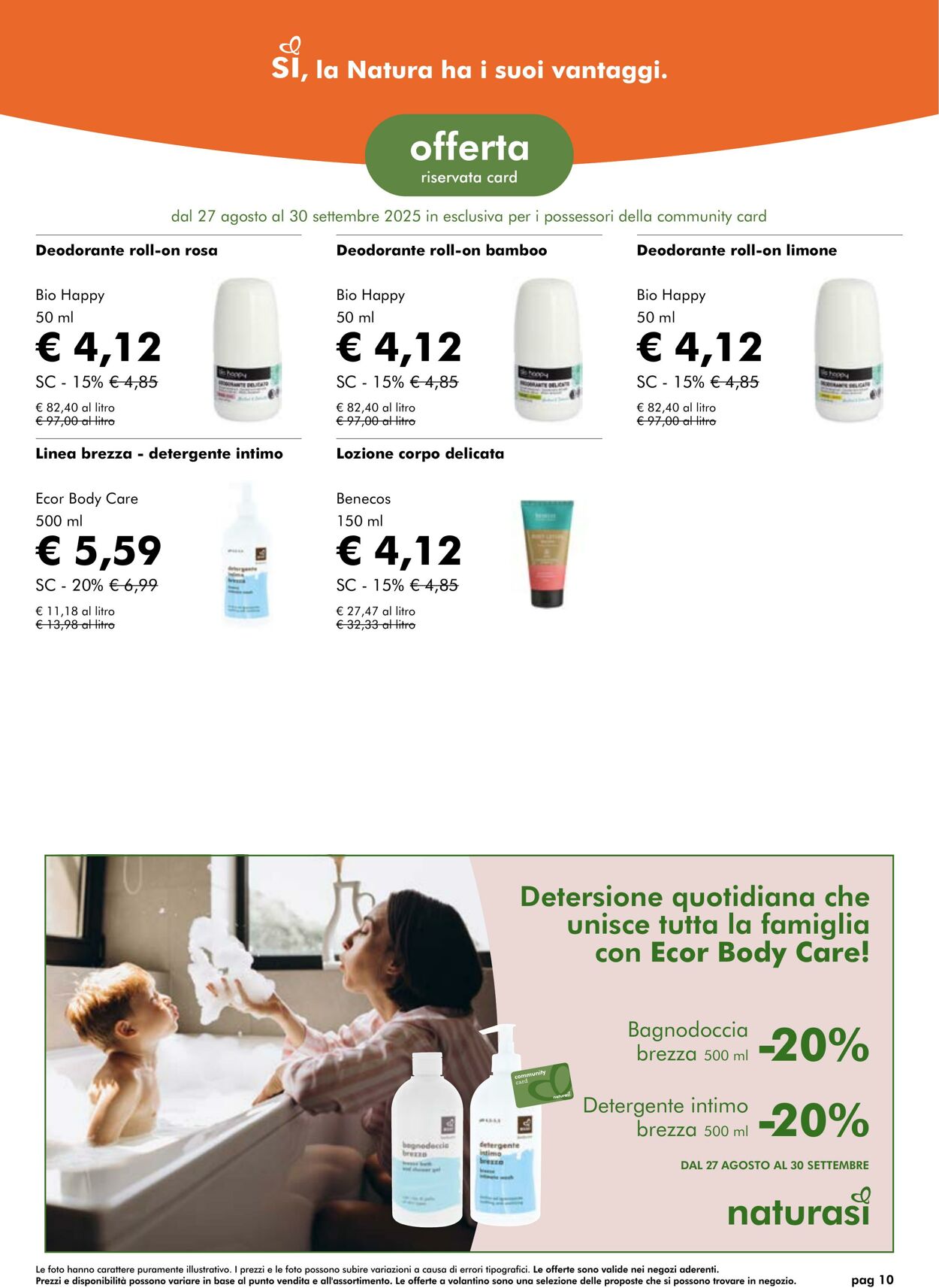 Volantino NaturaSì 01.09.2025 - 30.09.2025