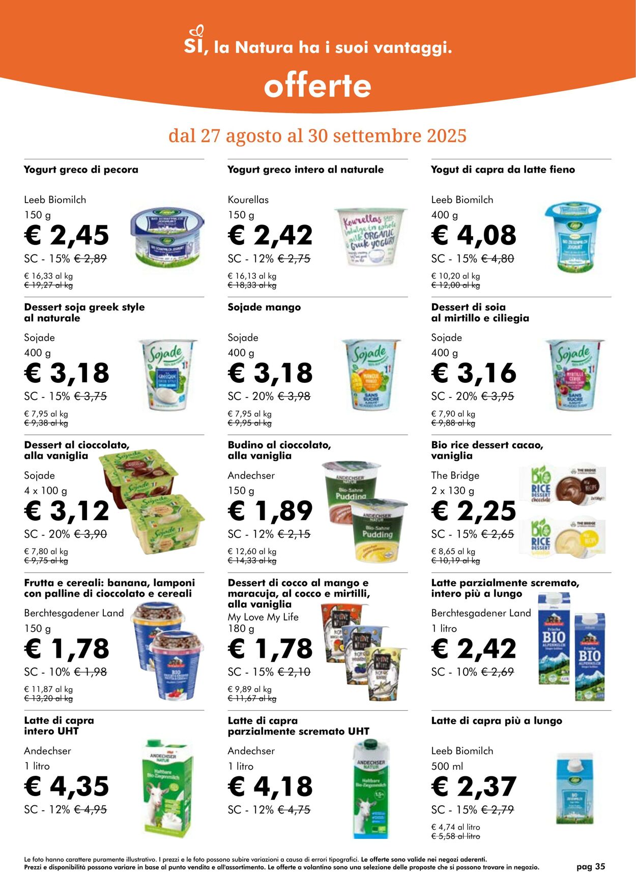 Volantino NaturaSì 01.09.2025 - 30.09.2025
