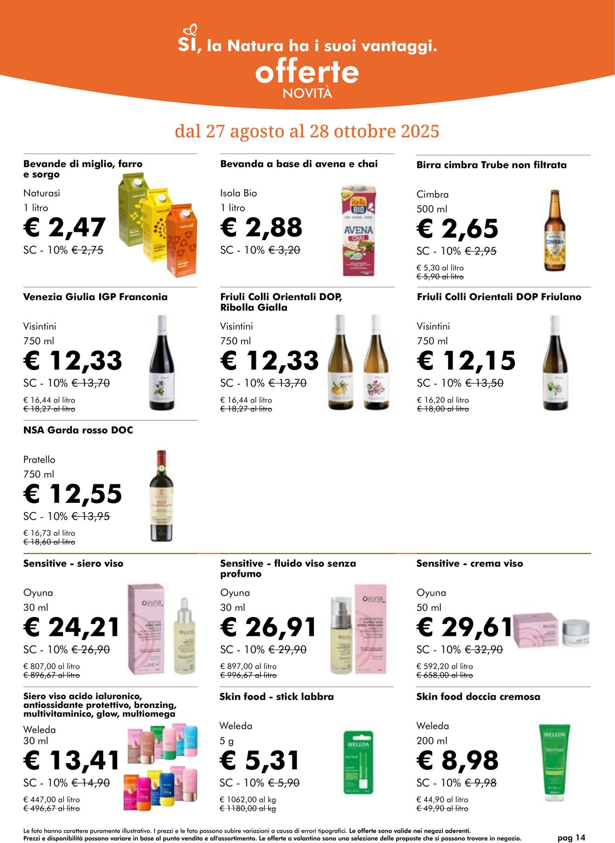 Volantino NaturaSì 01.09.2025 - 30.09.2025