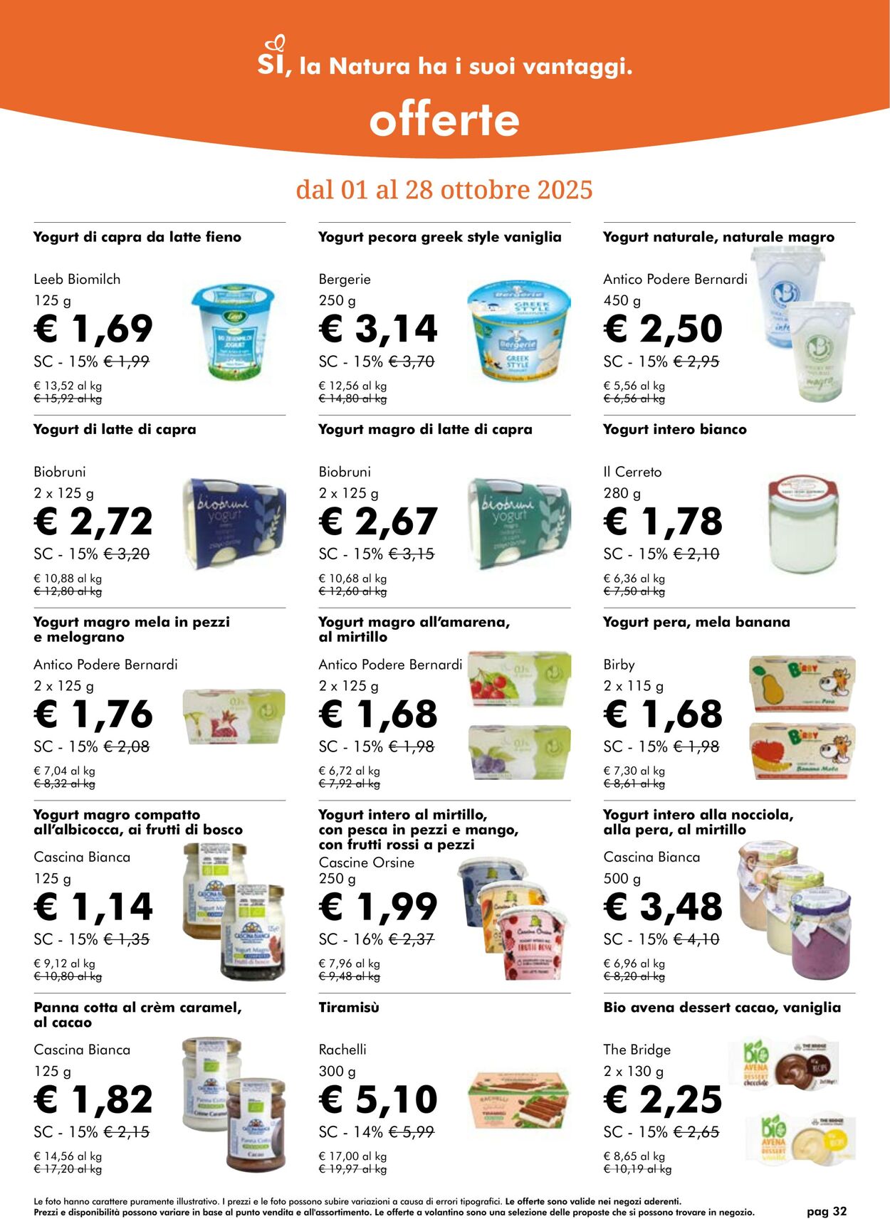 Volantino NaturaSì 01.10.2025 - 31.10.2025