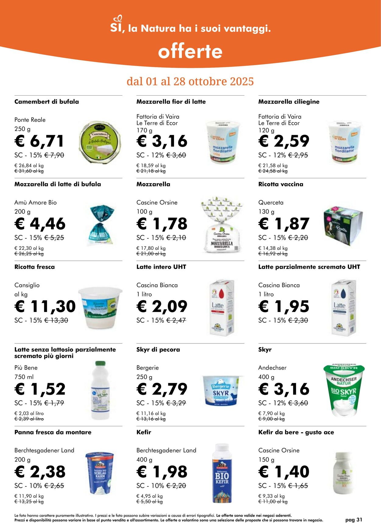 Volantino NaturaSì 01.10.2025 - 31.10.2025