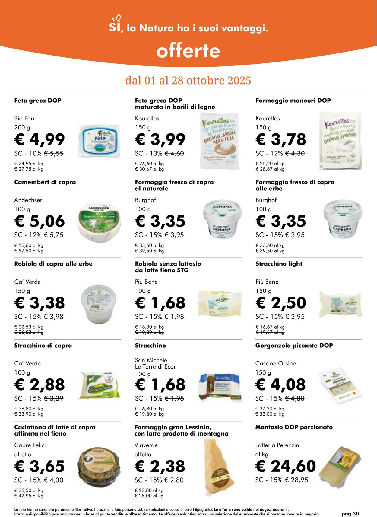 Volantino NaturaSì 01.10.2025 - 31.10.2025