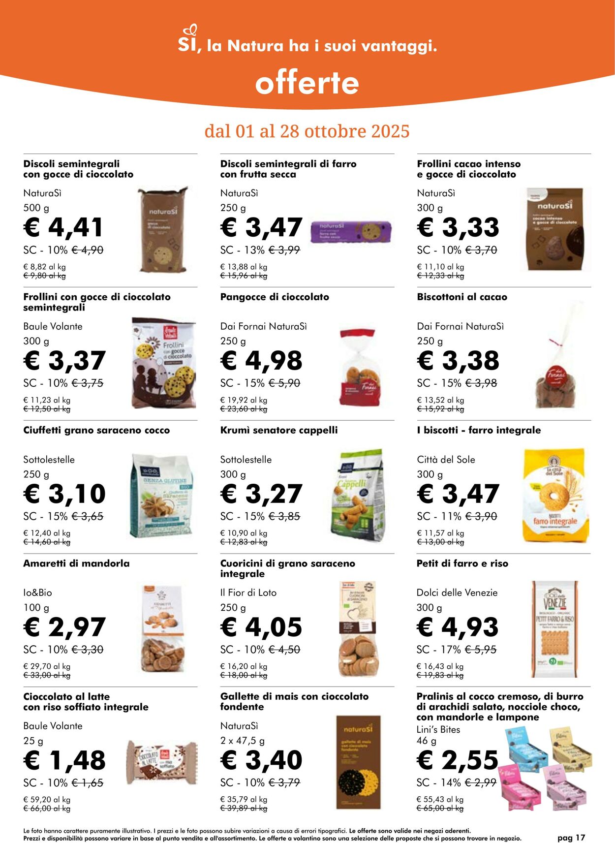 Volantino NaturaSì 01.10.2025 - 31.10.2025