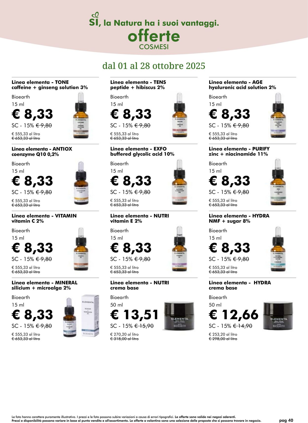 Volantino NaturaSì 01.10.2025 - 31.10.2025