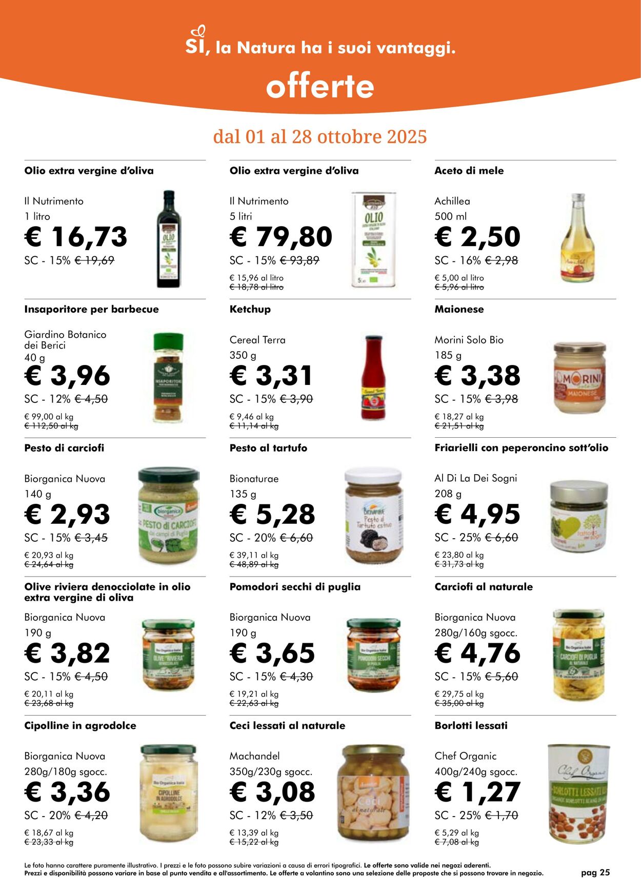 Volantino NaturaSì 01.10.2025 - 31.10.2025