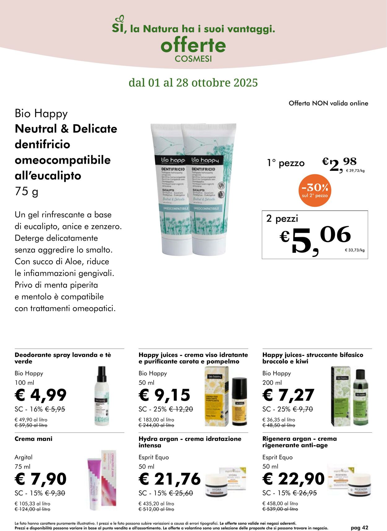 Volantino NaturaSì 01.10.2025 - 31.10.2025