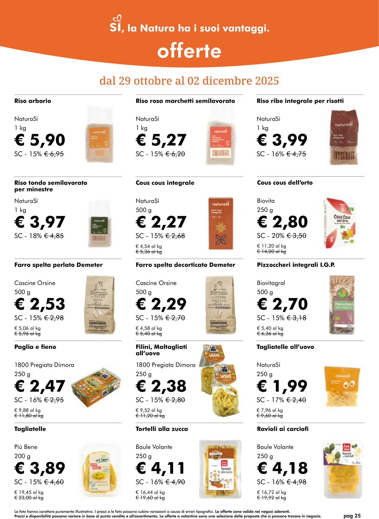 Volantino NaturaSì 14.11.2025 - 30.11.2025