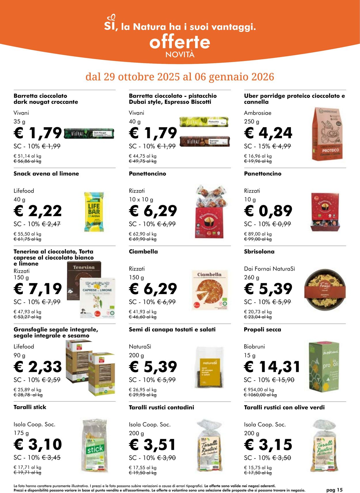 Volantino NaturaSì 14.11.2025 - 30.11.2025