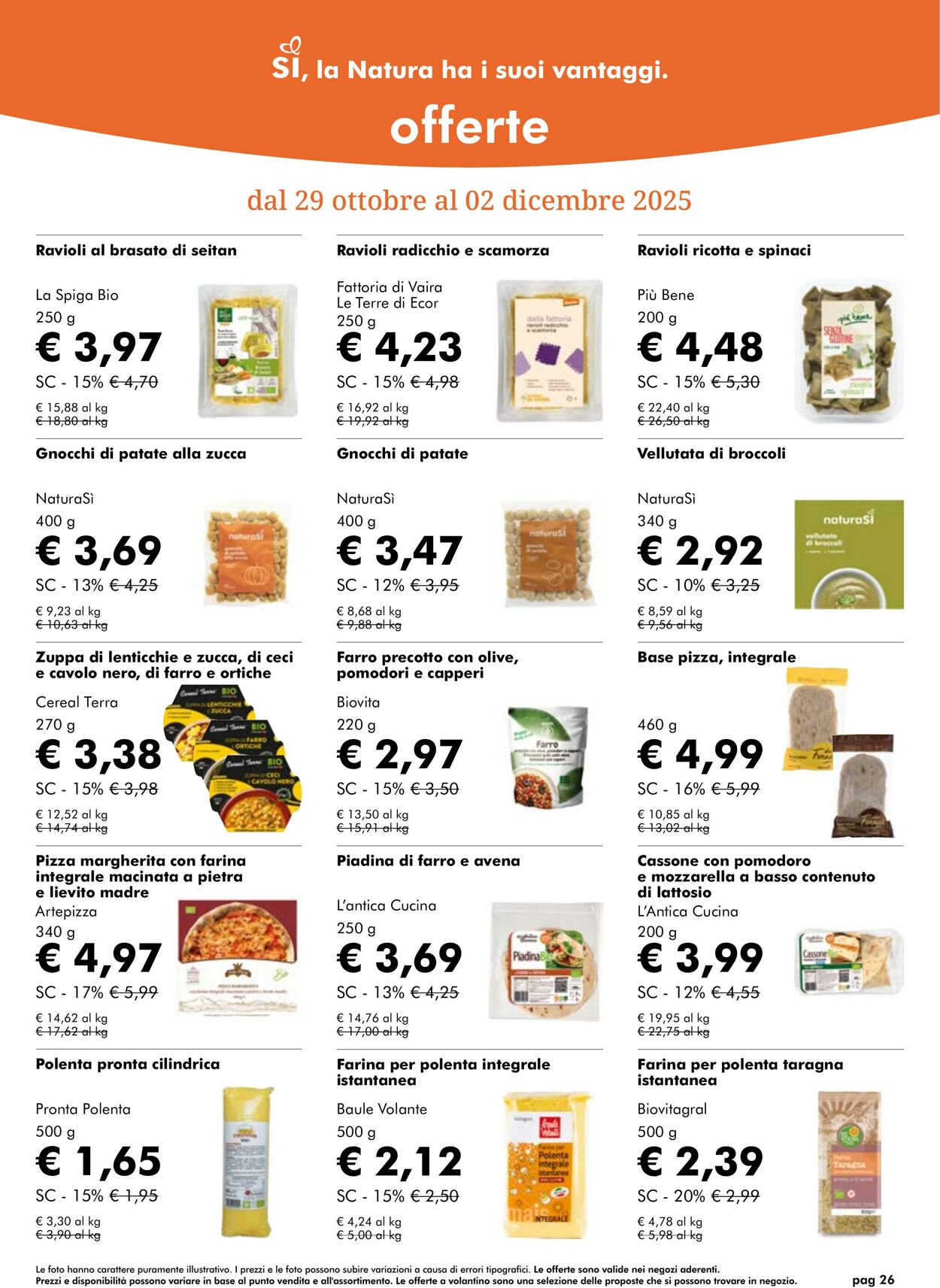 Volantino NaturaSì 14.11.2025 - 30.11.2025