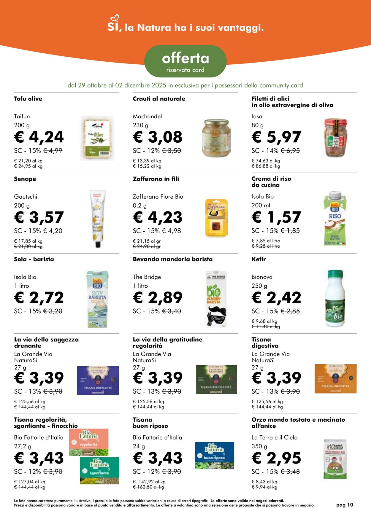 Volantino NaturaSì 14.11.2025 - 30.11.2025