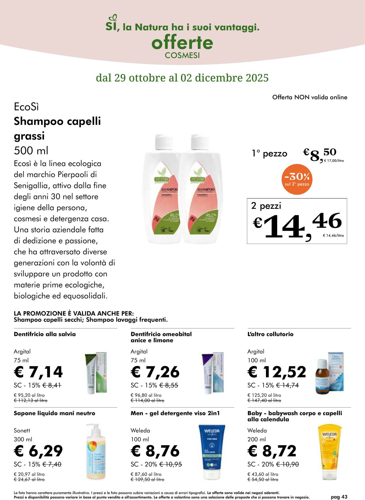 Volantino NaturaSì 14.11.2025 - 30.11.2025