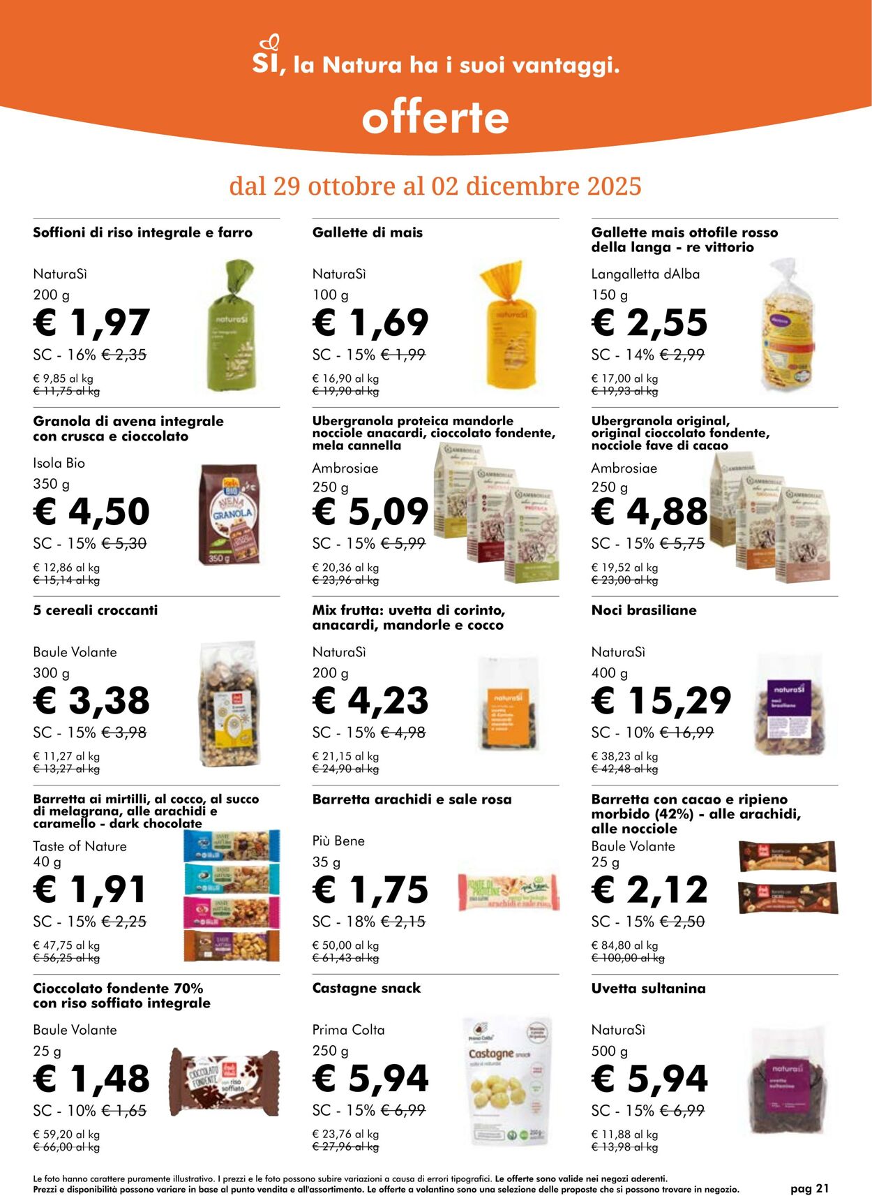 Volantino NaturaSì 14.11.2025 - 30.11.2025