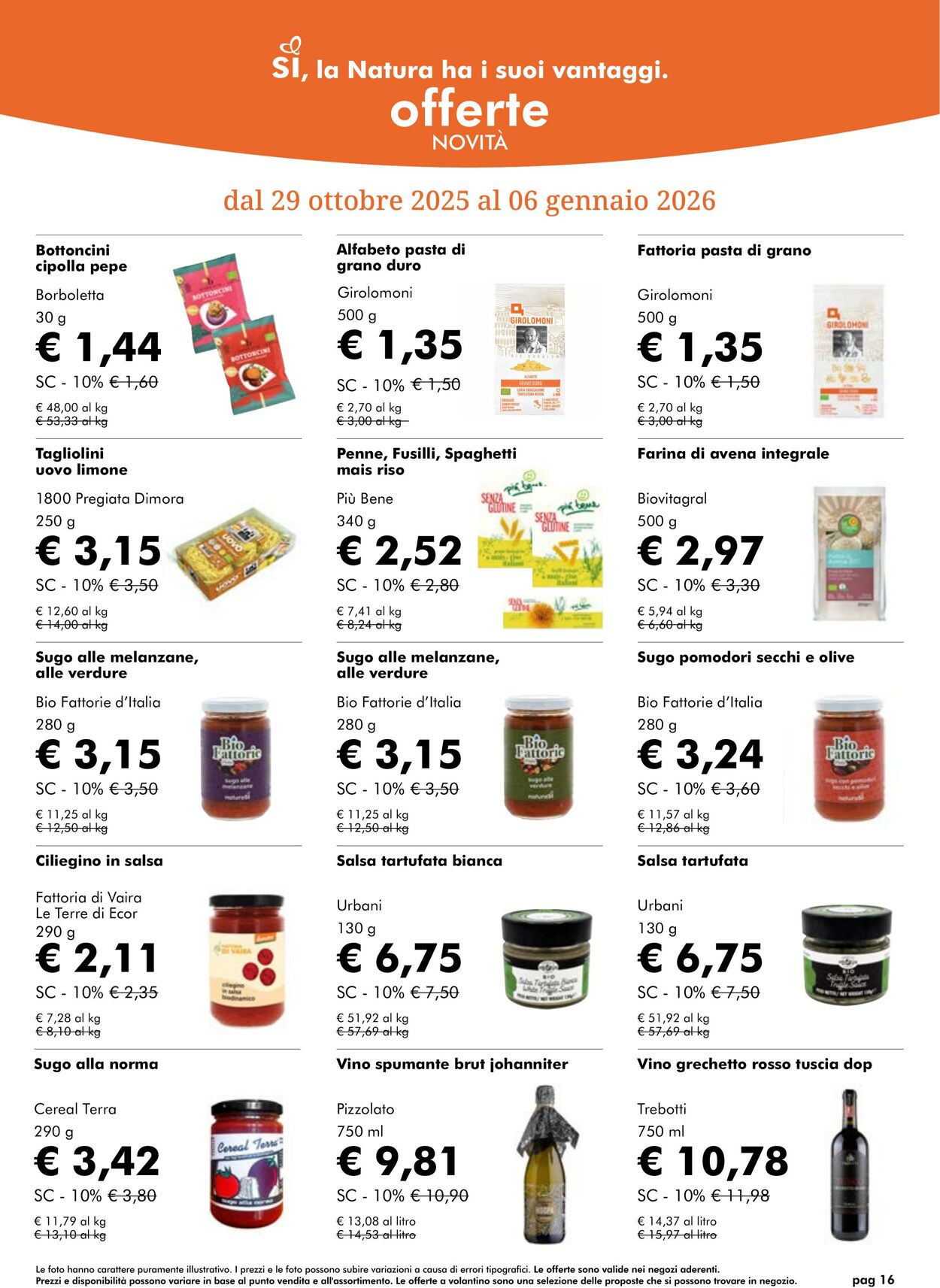 Volantino NaturaSì 14.11.2025 - 30.11.2025
