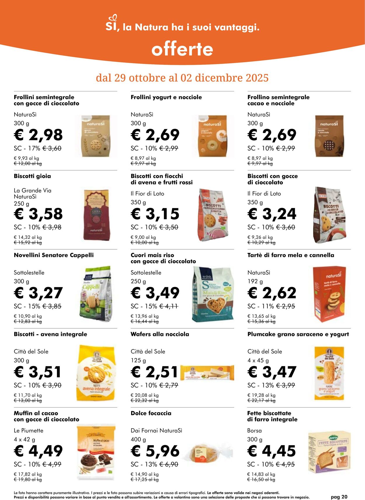 Volantino NaturaSì 01.11.2025 - 30.11.2025