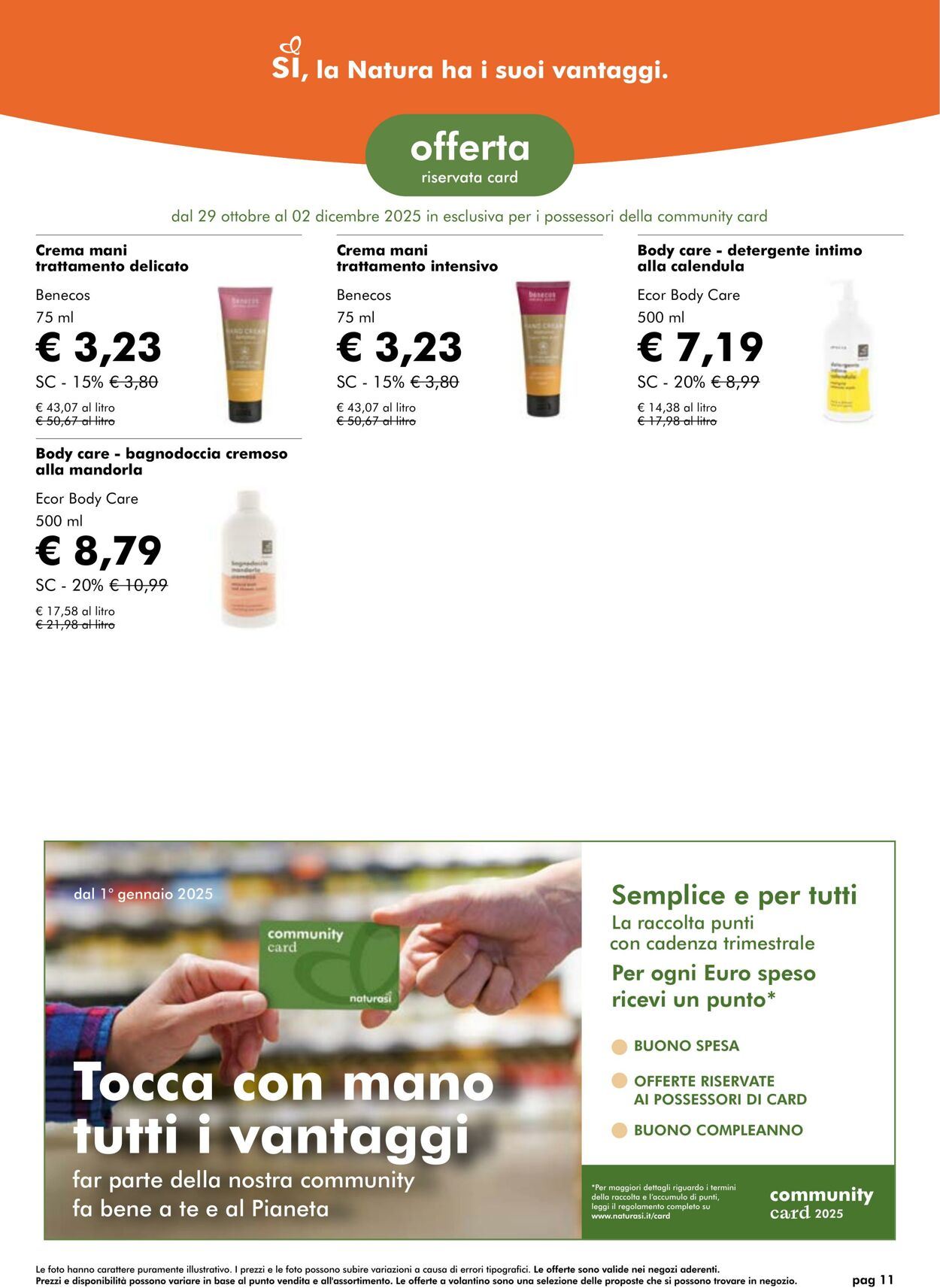 Volantino NaturaSì 01.11.2025 - 30.11.2025
