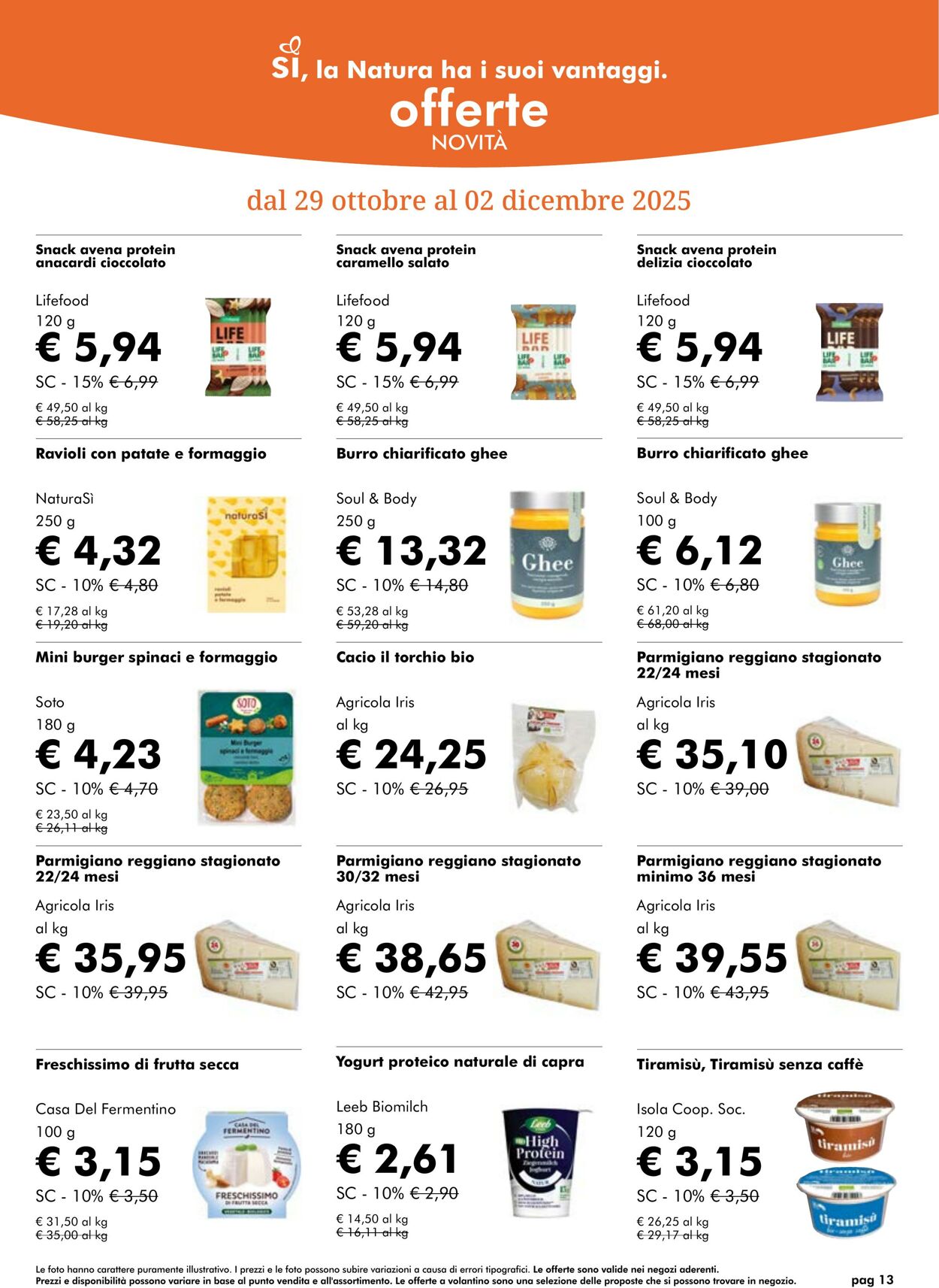 Volantino NaturaSì 01.11.2025 - 30.11.2025