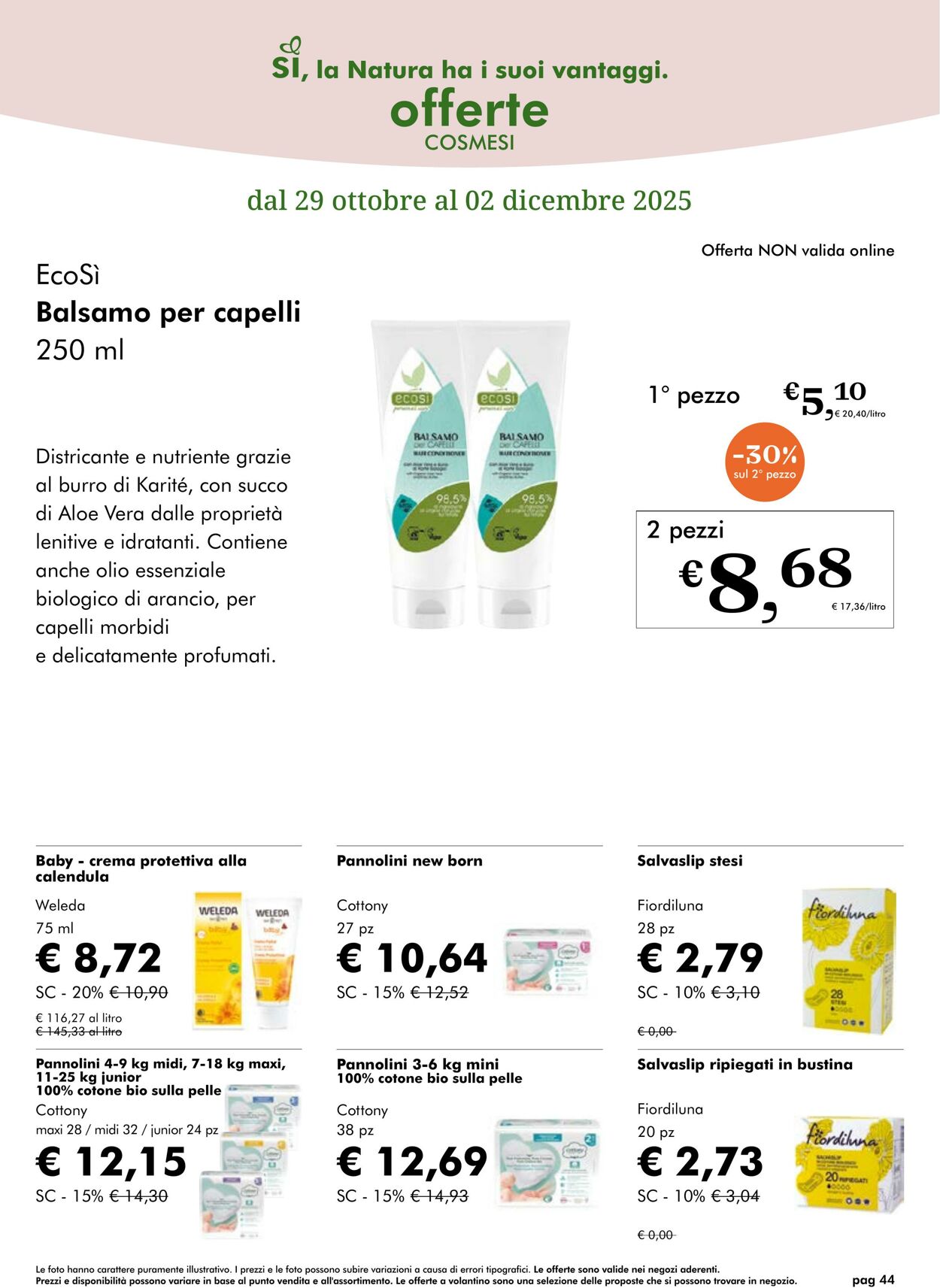 Volantino NaturaSì 01.11.2025 - 30.11.2025