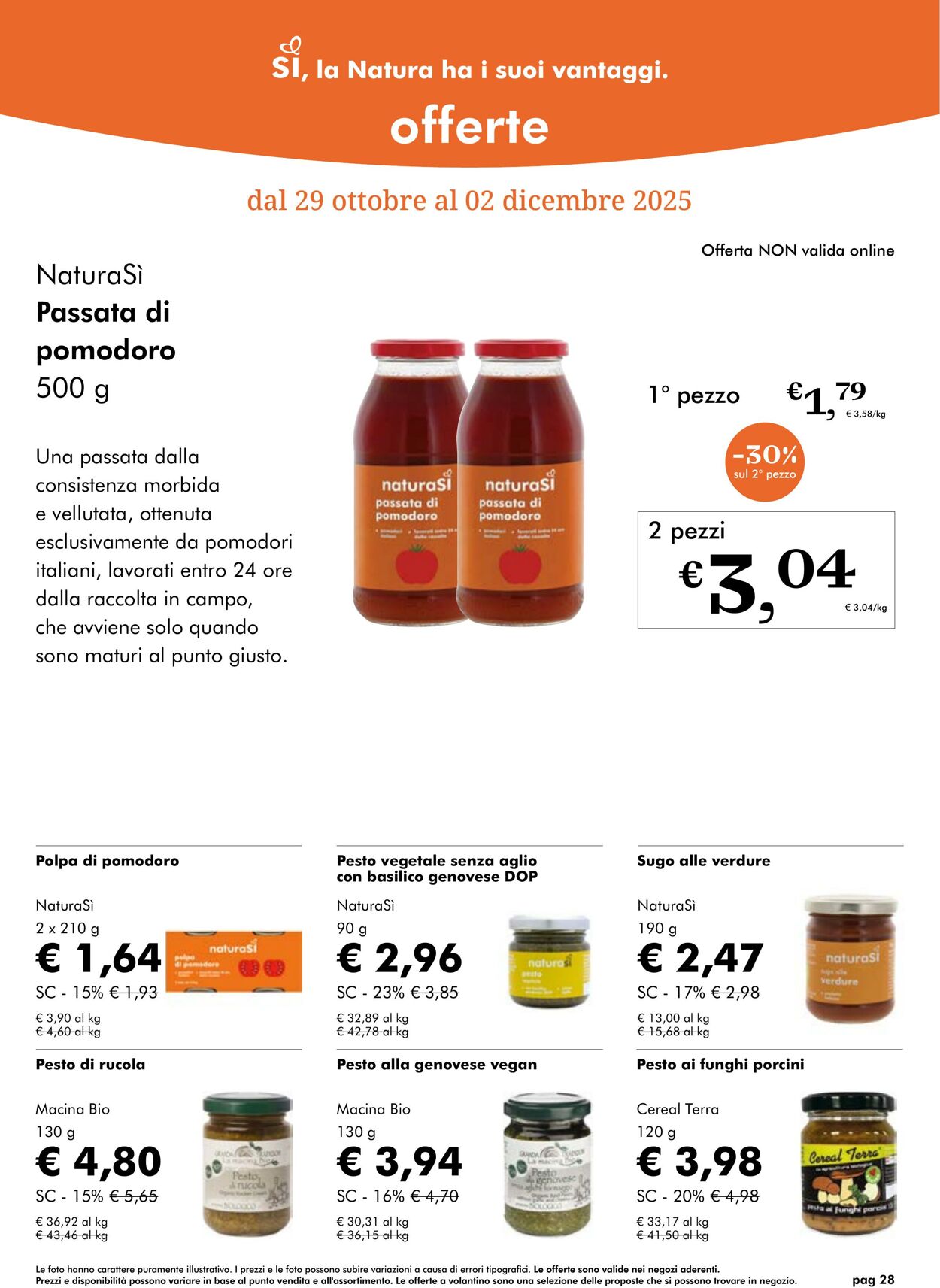 Volantino NaturaSì 01.11.2025 - 30.11.2025