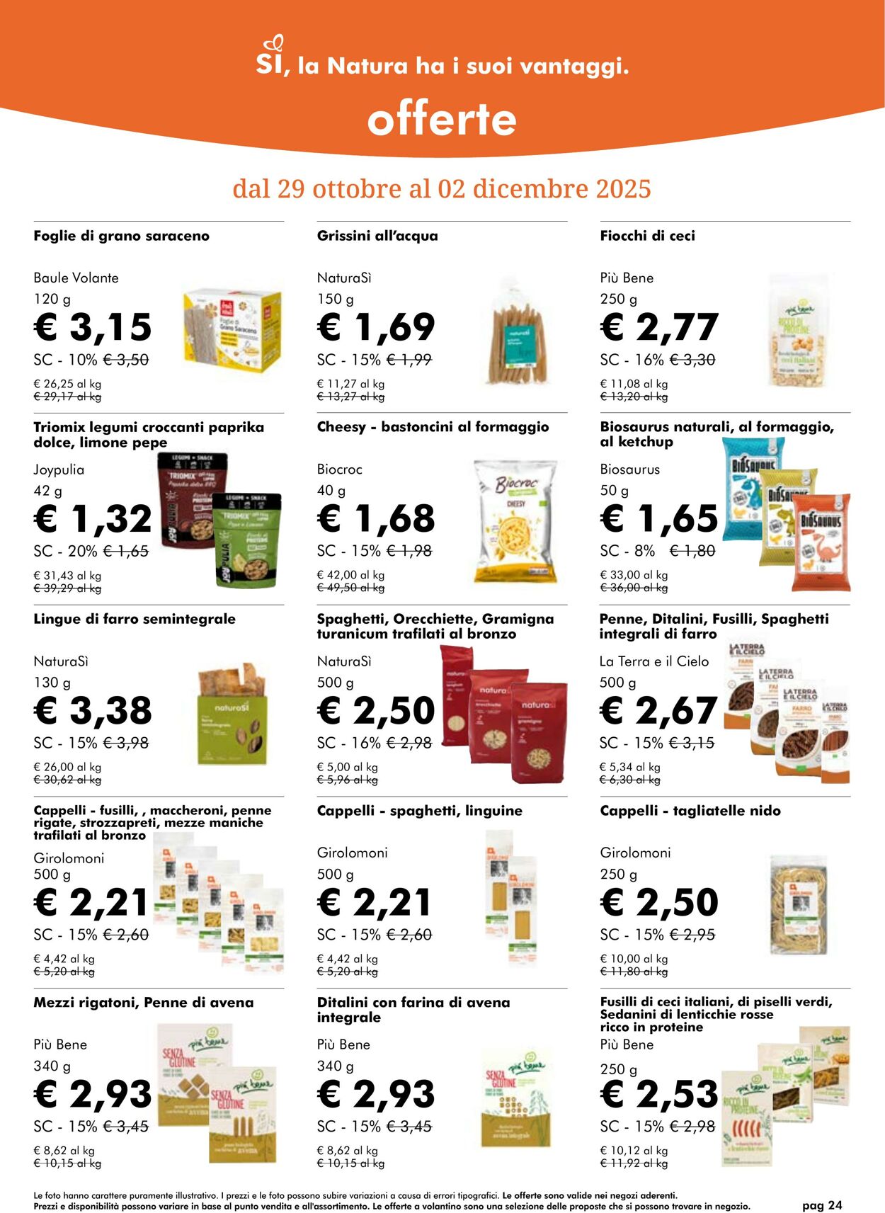 Volantino NaturaSì 01.11.2025 - 30.11.2025