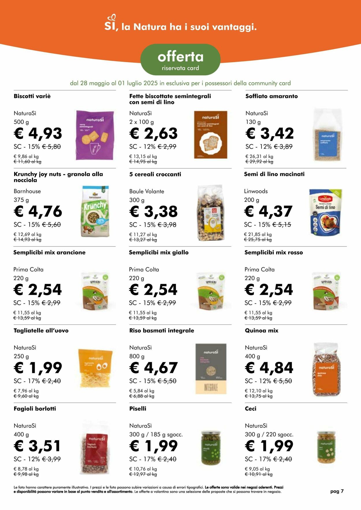 Volantino NaturaSì 01.06.2025 - 30.06.2025