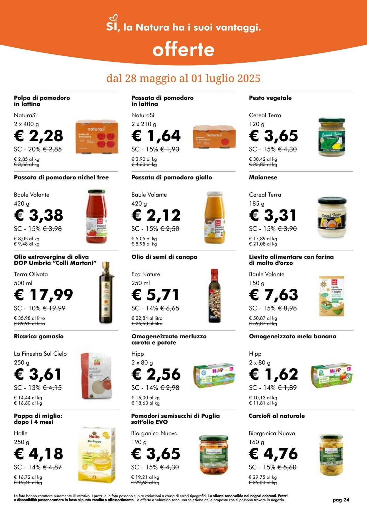 Volantino NaturaSì 01.06.2025 - 30.06.2025