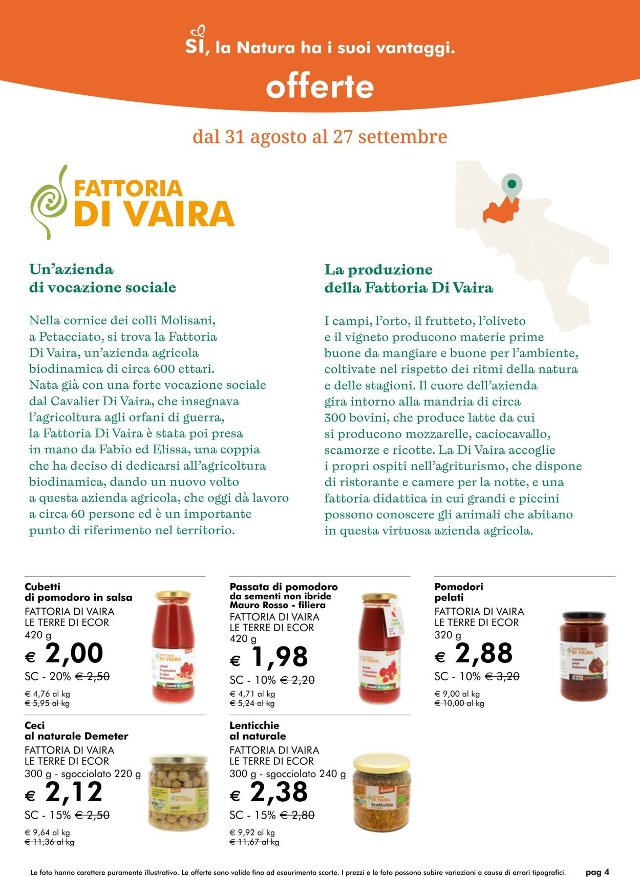 Volantino NaturaSì 31.08.2022 - 27.09.2022