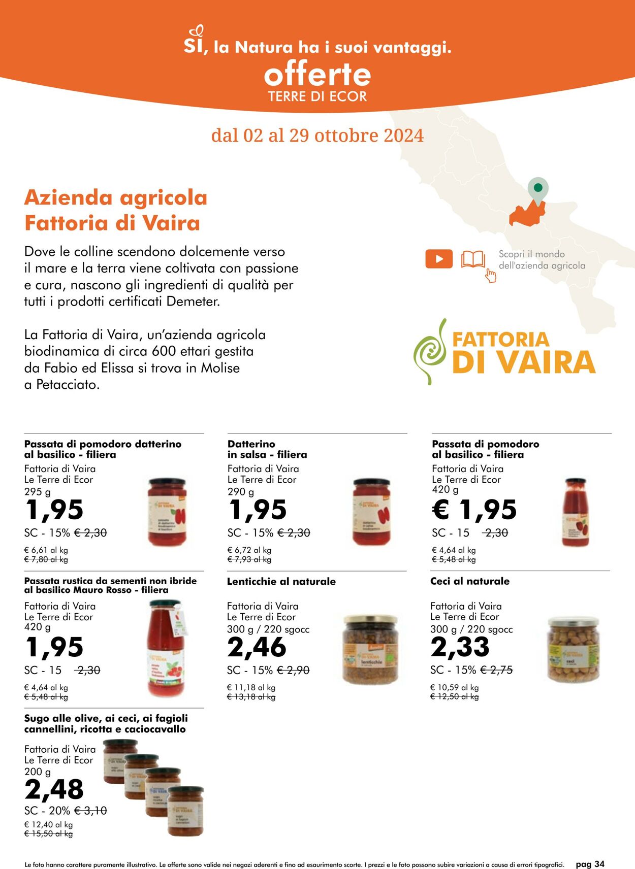 Volantino NaturaSì 01.10.2024 - 31.10.2024