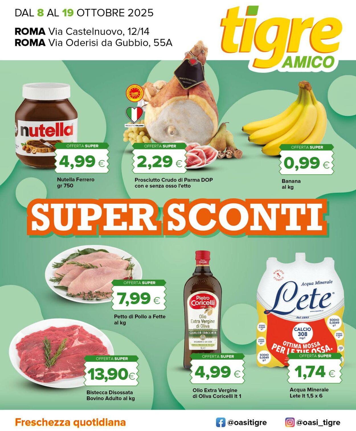 Volantino Oasi Tigre 08.10.2025 - 19.10.2025