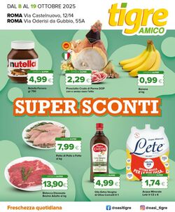 Volantino Oasi Tigre 08.10.2025 - 19.10.2025