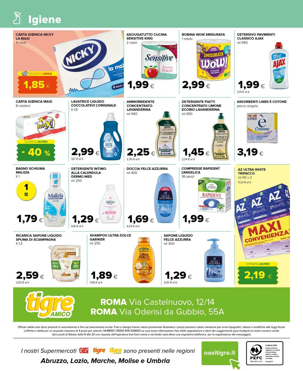 Volantino Oasi Tigre 19.11.2025 - 30.11.2025