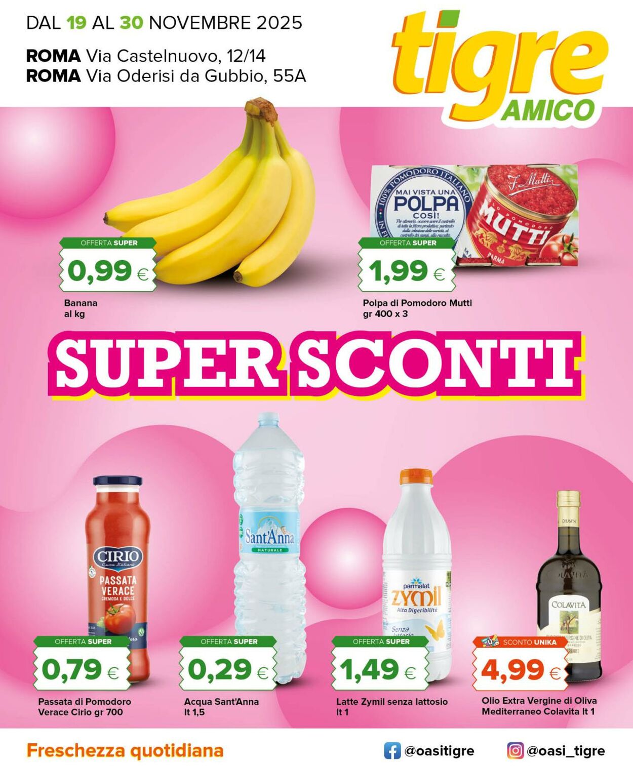 Volantino Oasi Tigre 19.11.2025 - 30.11.2025