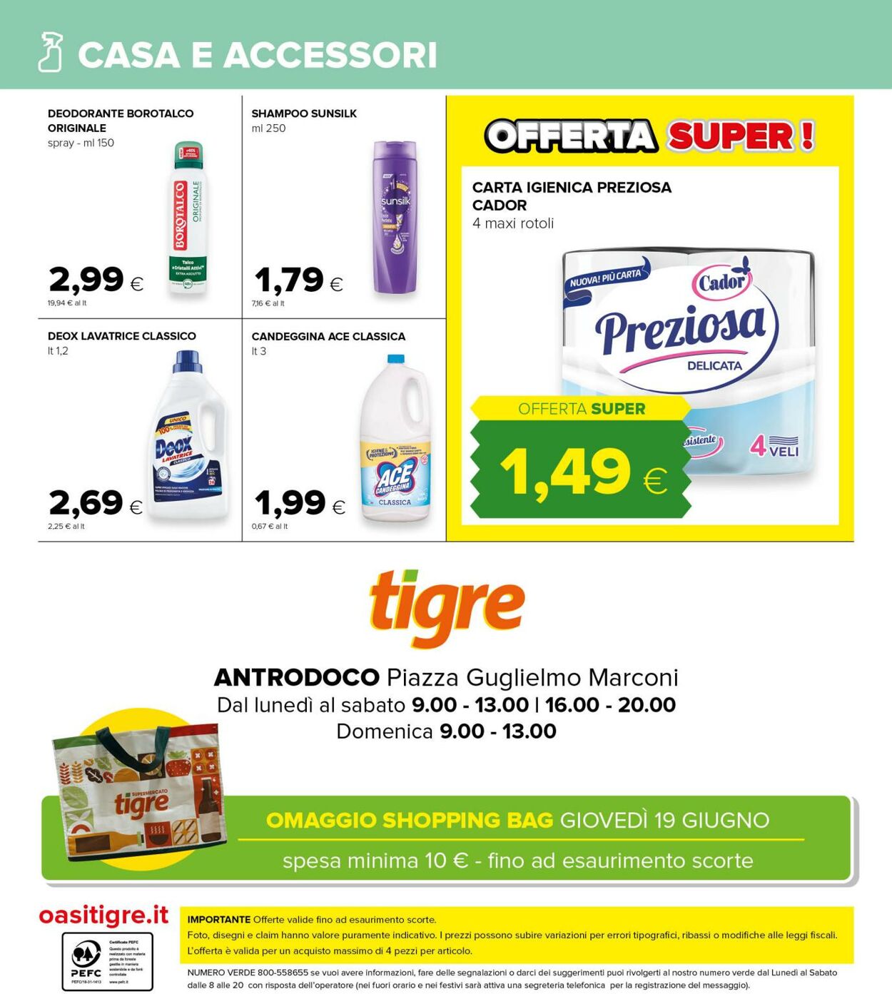 Volantino Oasi Tigre 18.06.2025 - 25.06.2025