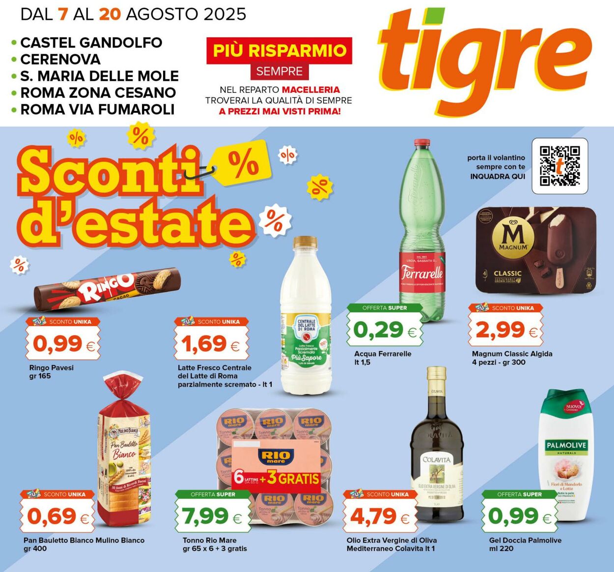 Volantino Oasi Tigre 06.08.2025 - 20.08.2025
