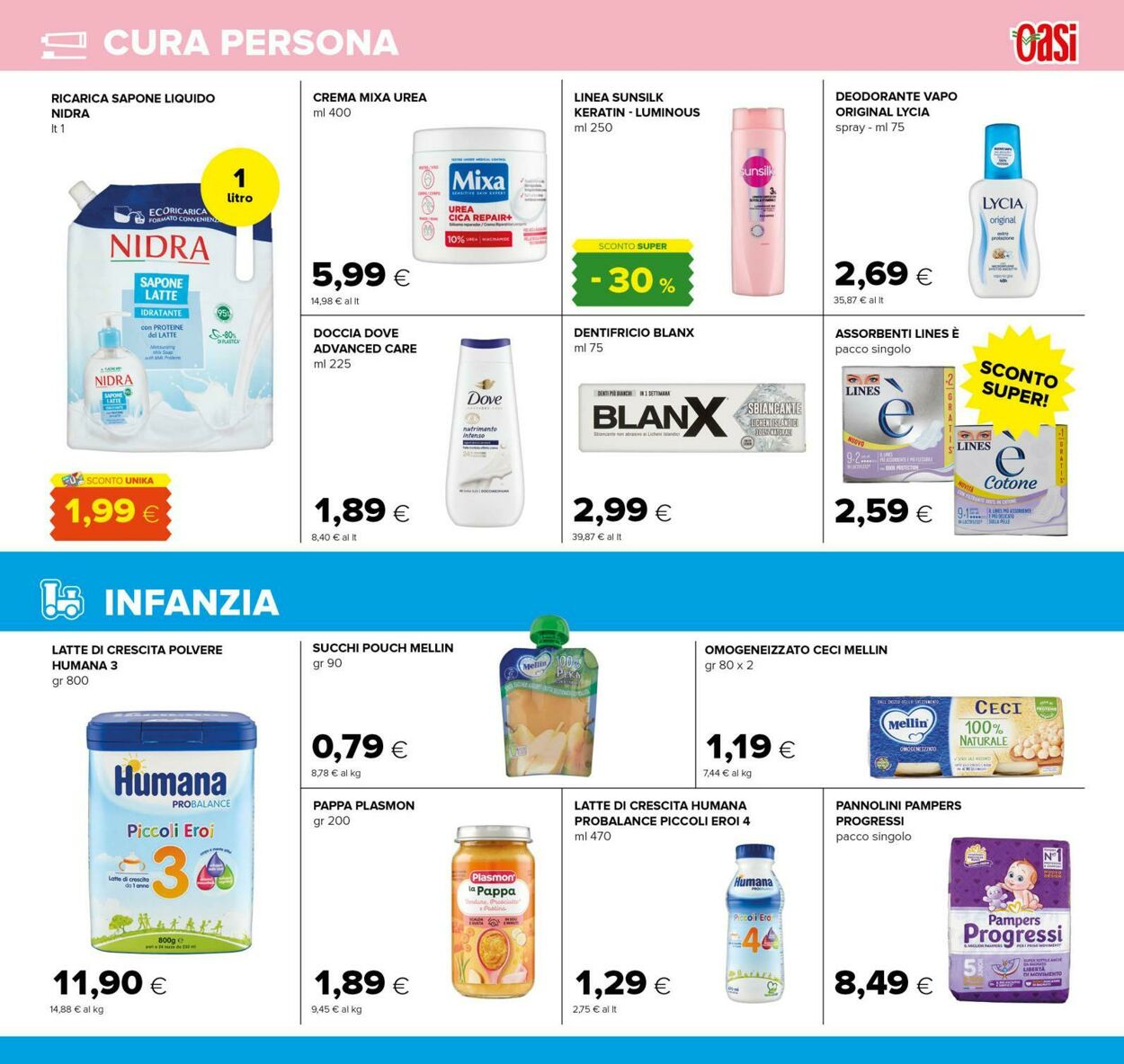 Volantino Oasi Tigre 24.09.2025 - 08.10.2025