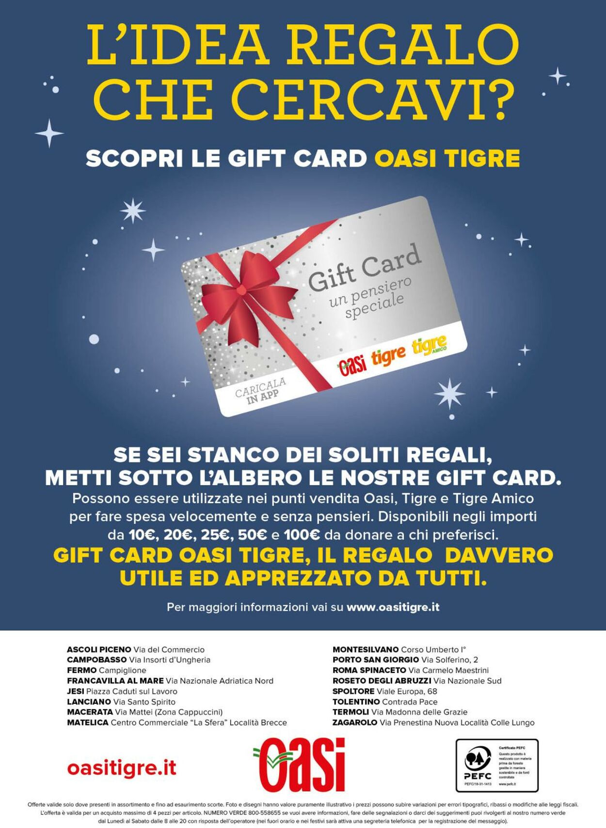 Volantino Oasi Tigre 26.11.2025 - 31.12.2025