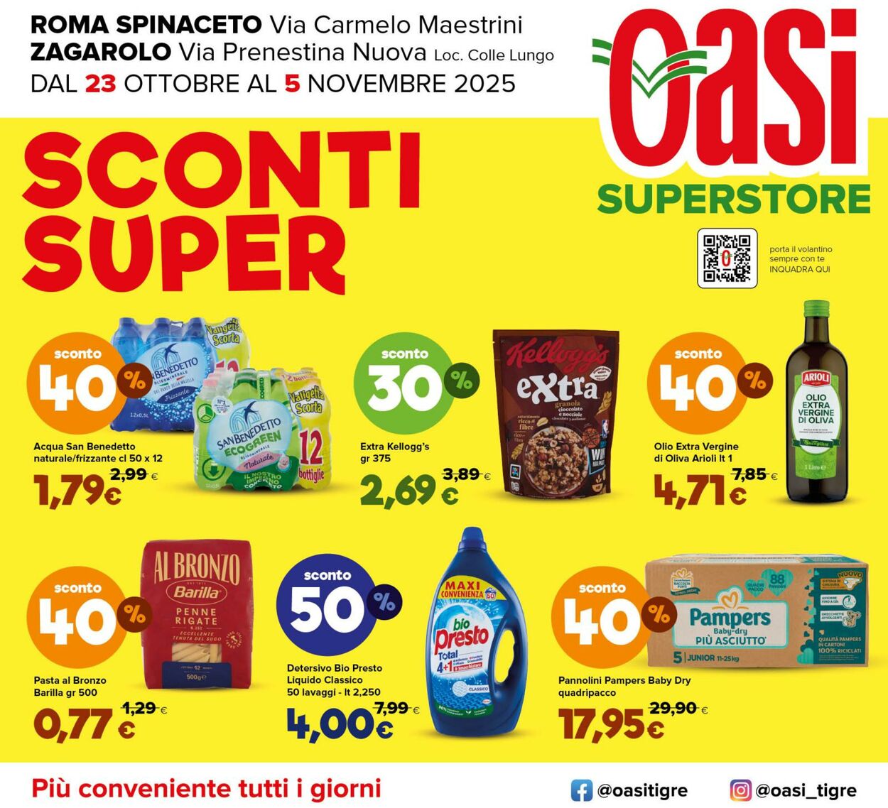 Volantino Oasi Tigre 22.10.2025 - 05.11.2025