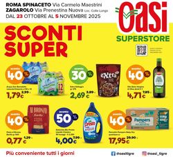 Volantino Oasi Tigre 22.10.2025 - 05.11.2025