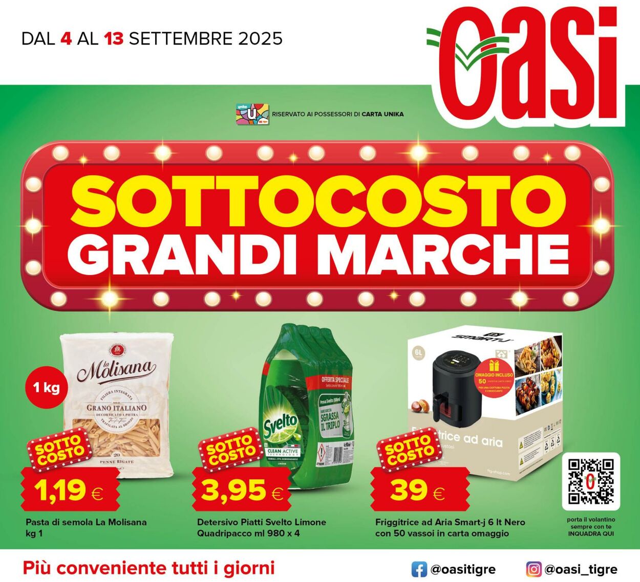 Volantino Oasi Tigre 04.09.2025 - 13.09.2025