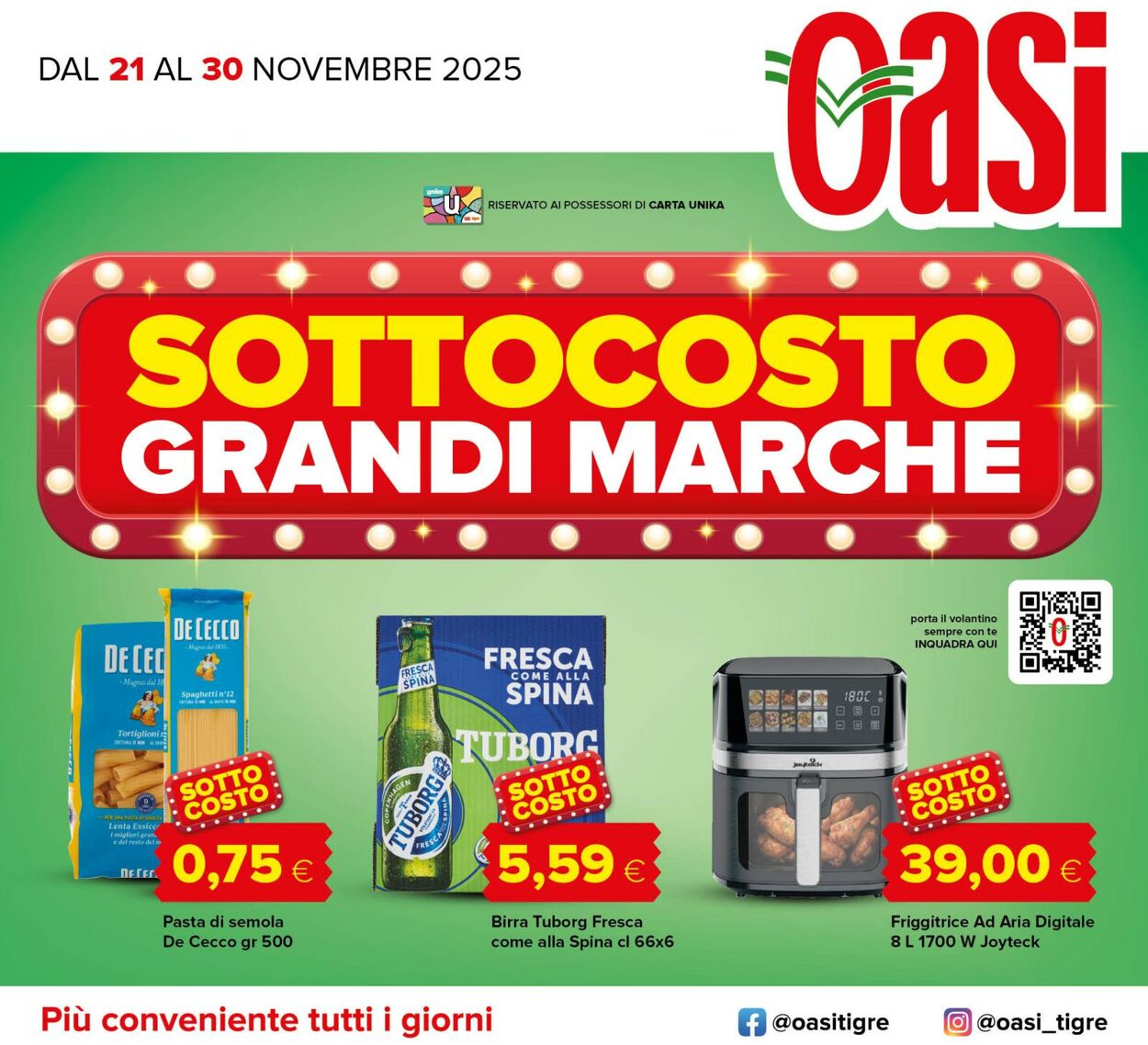 Volantino Oasi Tigre 20.11.2025 - 30.11.2025