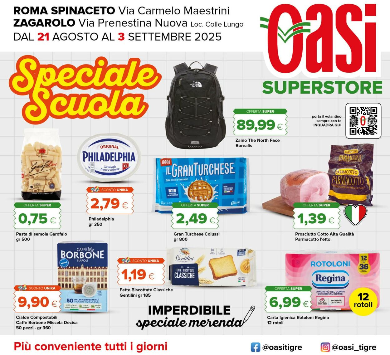 Volantino Oasi Tigre 21.08.2025 - 03.09.2025
