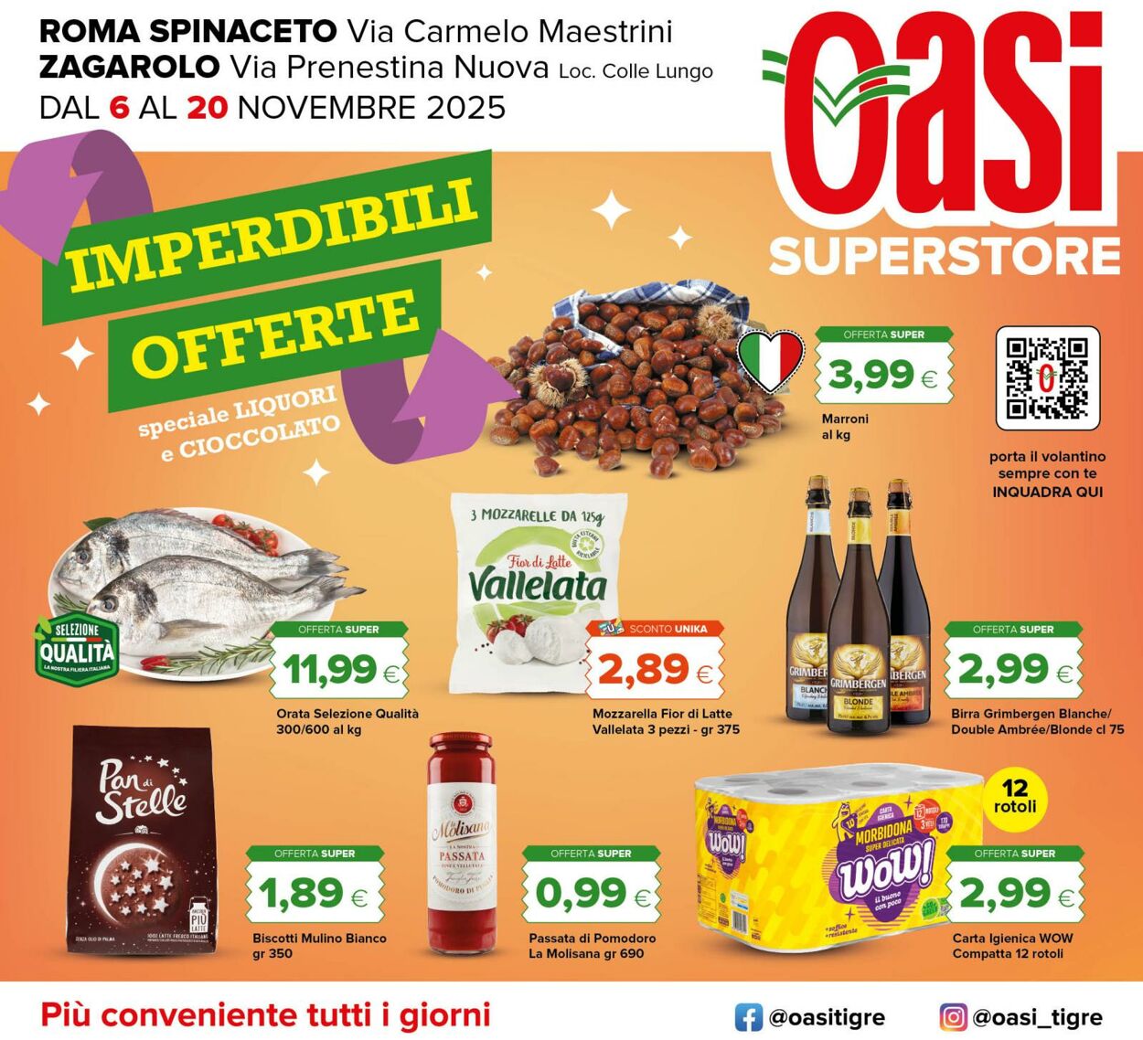 Volantino Oasi Tigre 06.11.2025 - 20.11.2025