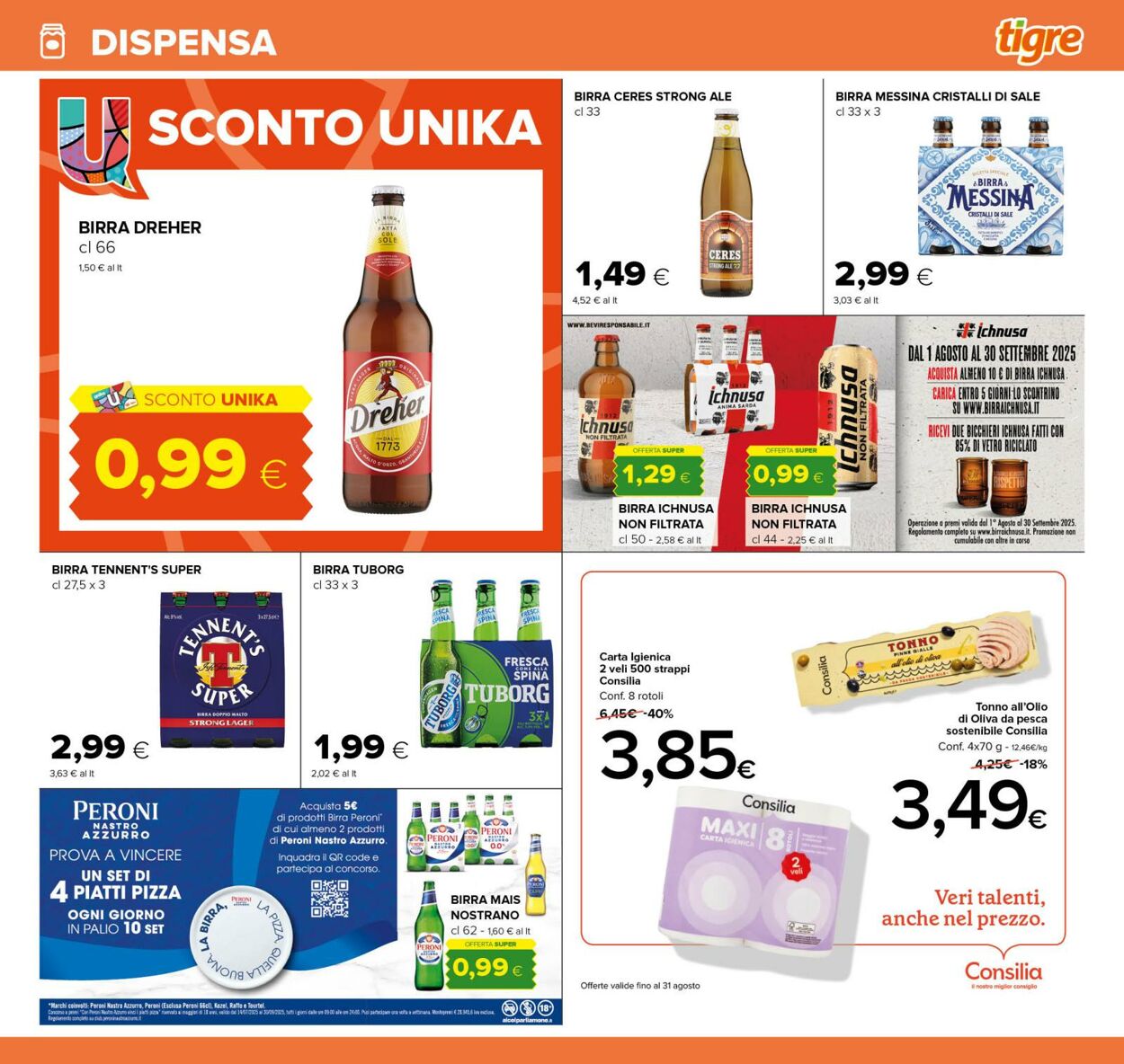 Volantino Oasi Tigre 06.08.2025 - 20.08.2025