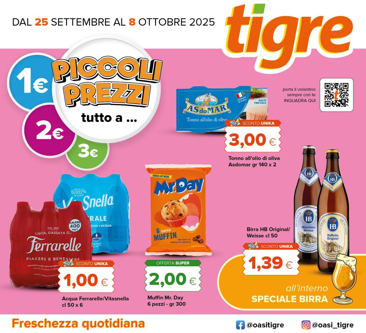 Volantino Oasi Tigre 24.09.2025 - 08.10.2025