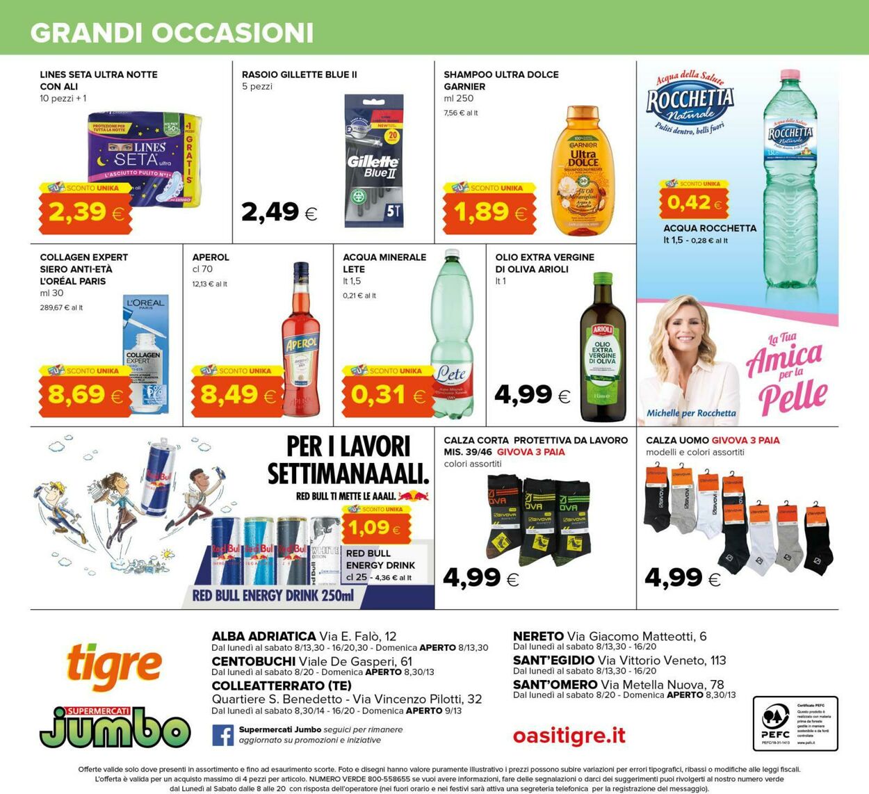 Volantino Oasi Tigre 24.09.2025 - 08.10.2025