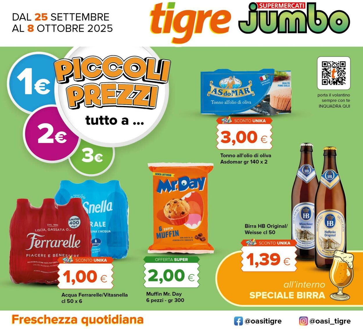 Volantino Oasi Tigre 24.09.2025 - 08.10.2025
